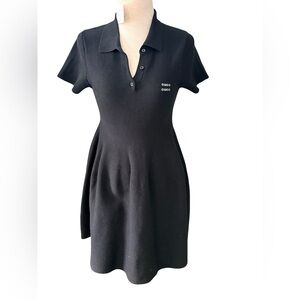 Chico Chico knit polo black dress